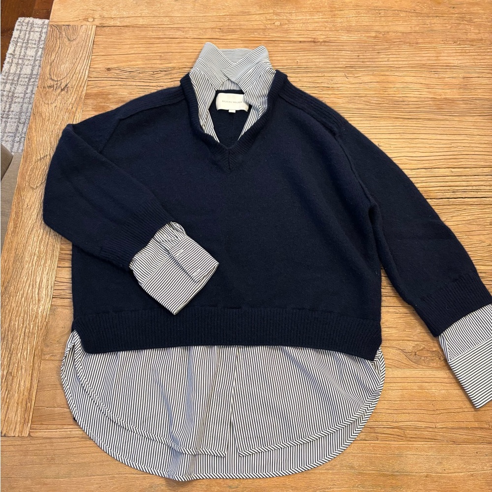 Brochu Walker The Looker Layered V-neck Pullover Size L